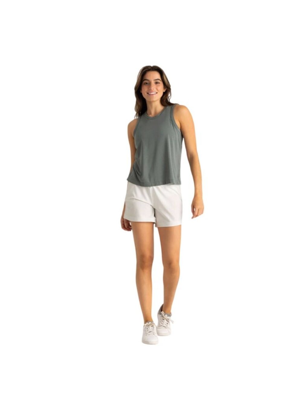 NWT Free Fly Breeze Active Shorts L Pocket UPF 50+ Bamboo Lined Panty